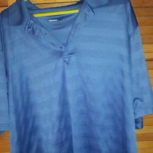 Men's Blue Golf Shirt - Size 2XL